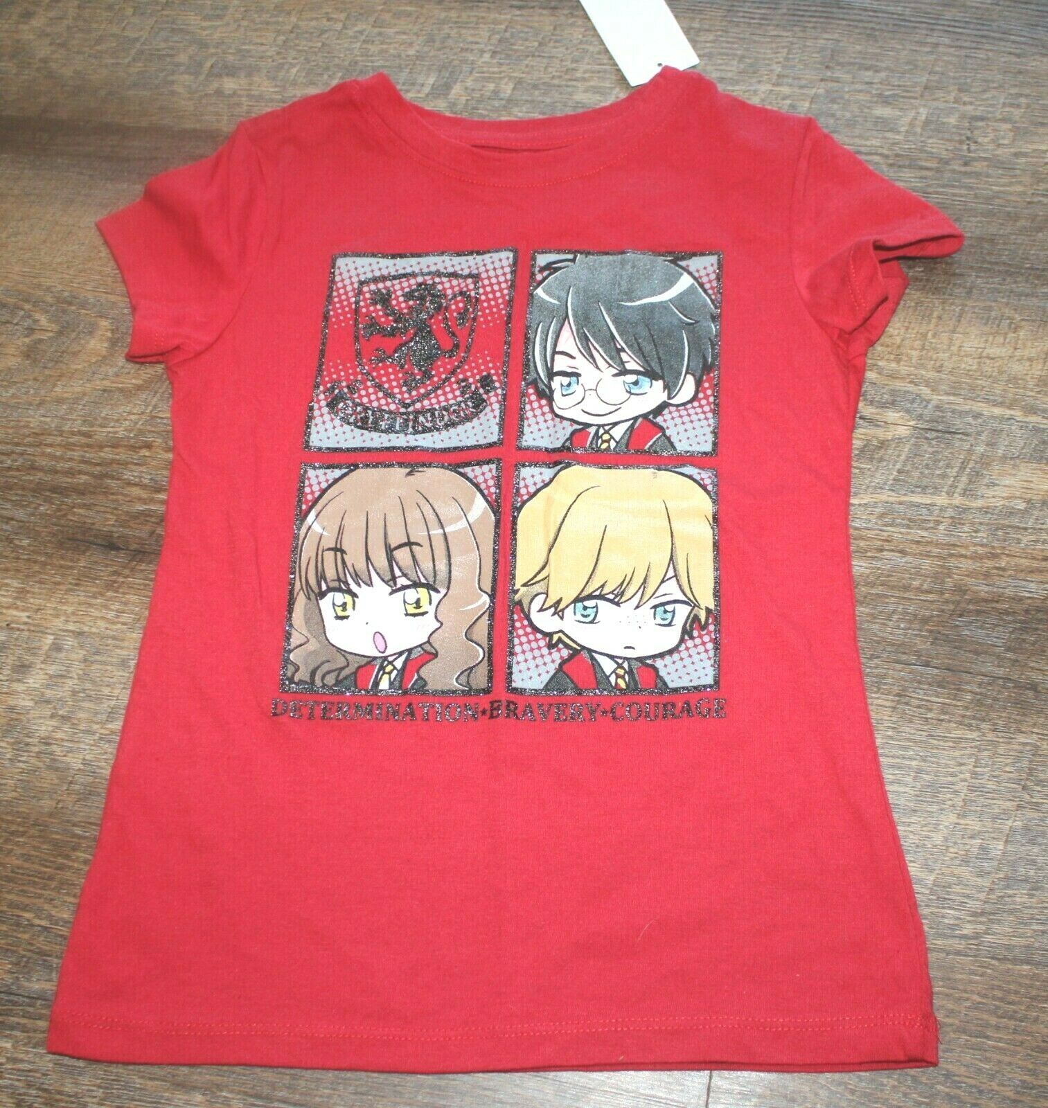 Harry Potter T-shirt Wizarding World Red T-shirt Girls Size L 10/12