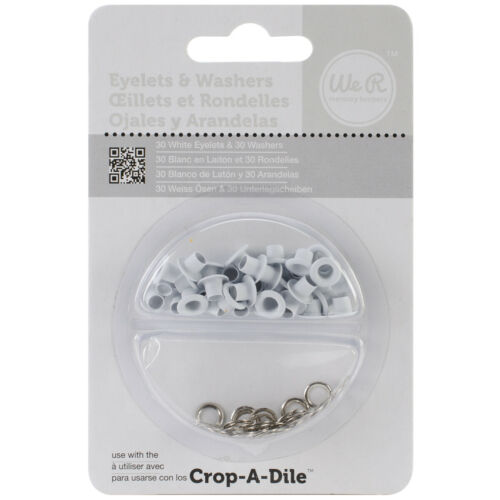 We R Memory Keepers Wr422-20 Eyelets & Washers Standard-white 70/pkg (3pk)