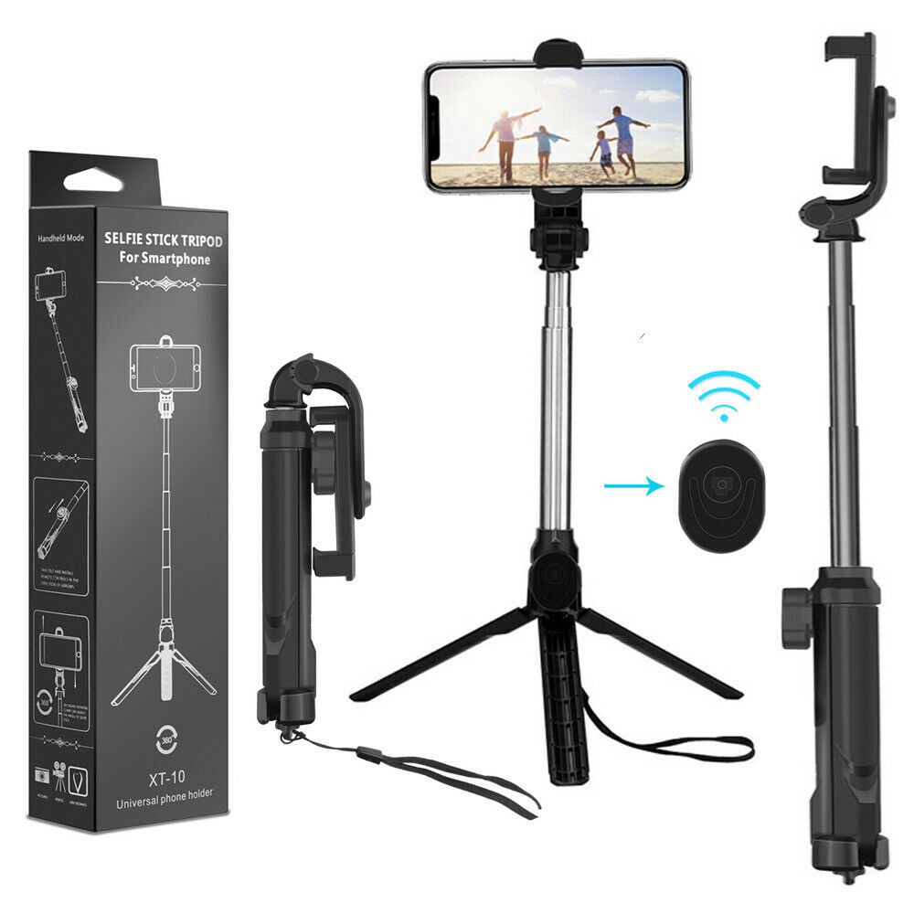 Extendable Selfie Stick Tripod Desktop Stand Desk Holder Remote For Cell Phone