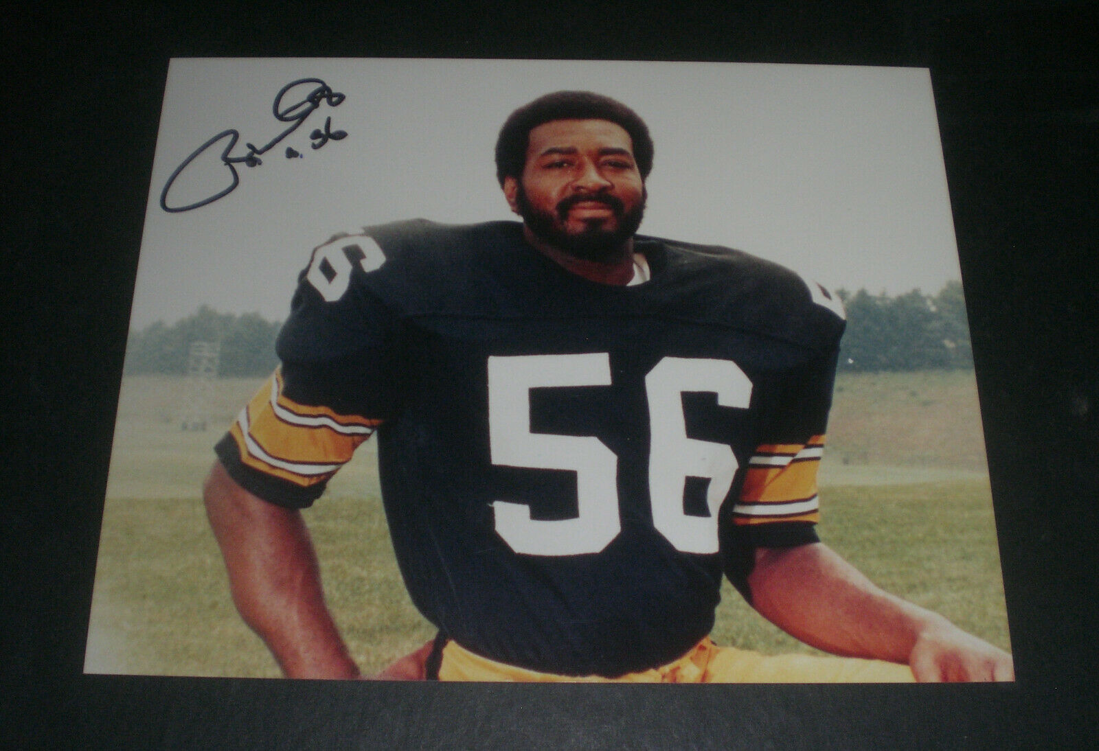 Steelers Robin Cole Autographed 8x10 Photo W/coa