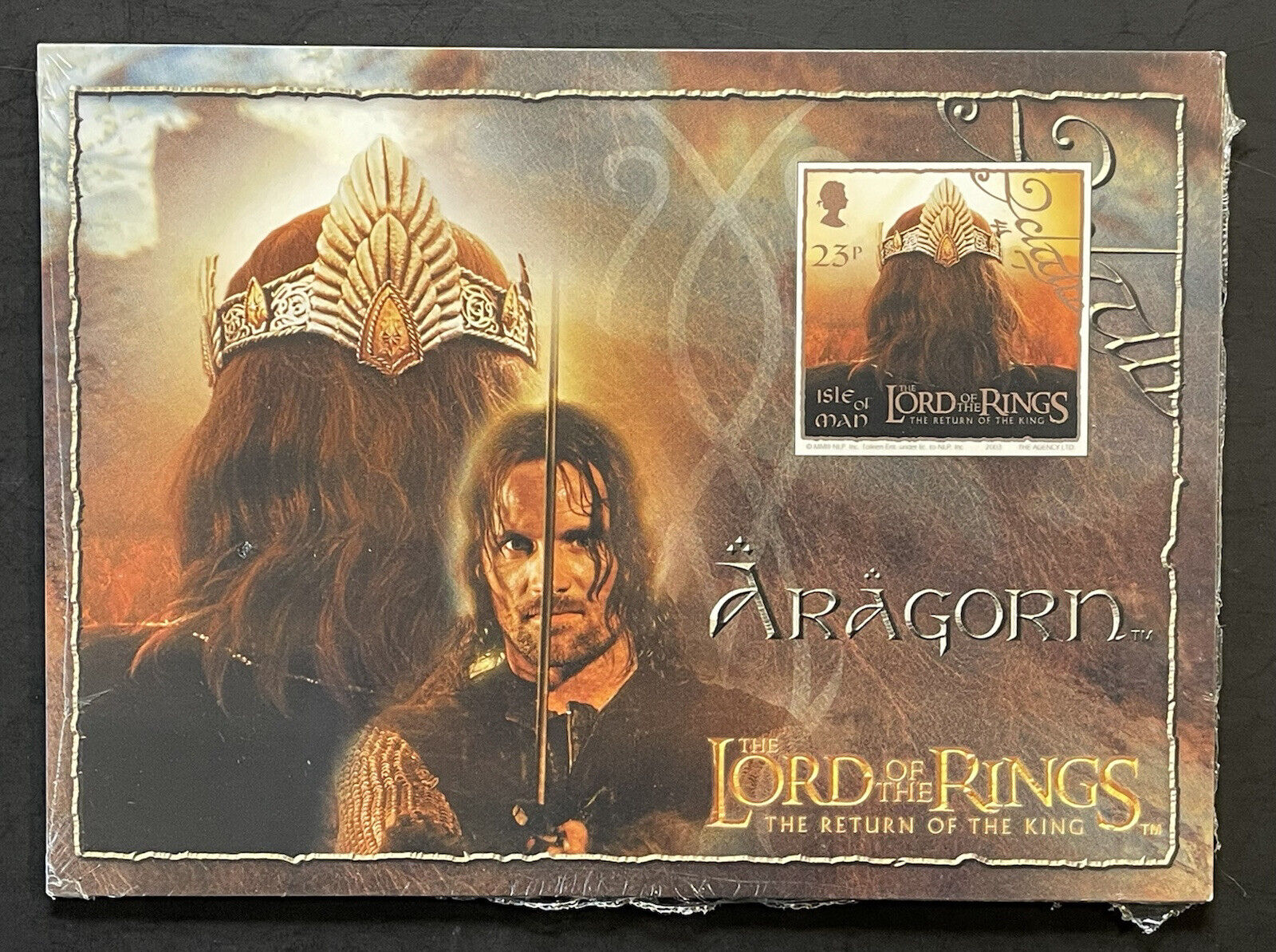 Isle Of Man Lord Of The Rings Postcards 2003 Nip Phq Cards Jrr Tolkien Stamps