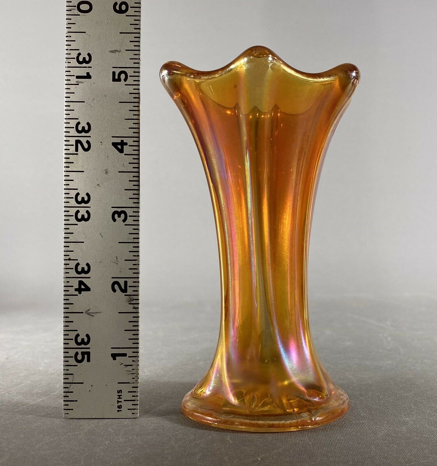 Marigold Imperial Morning 5” Vase — Nice!