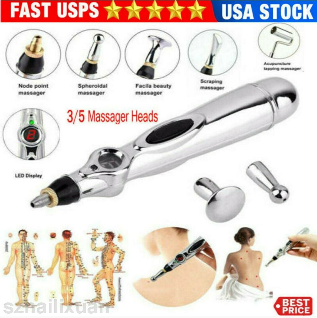 Electronic Therapy Zen Pen Acupuncture Meridian Body Massage Pain Relief Energy-