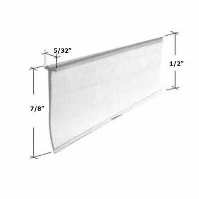 Clear Tapered Shower Door Bottom Seal And Sweep "t" Type - 36 In Long