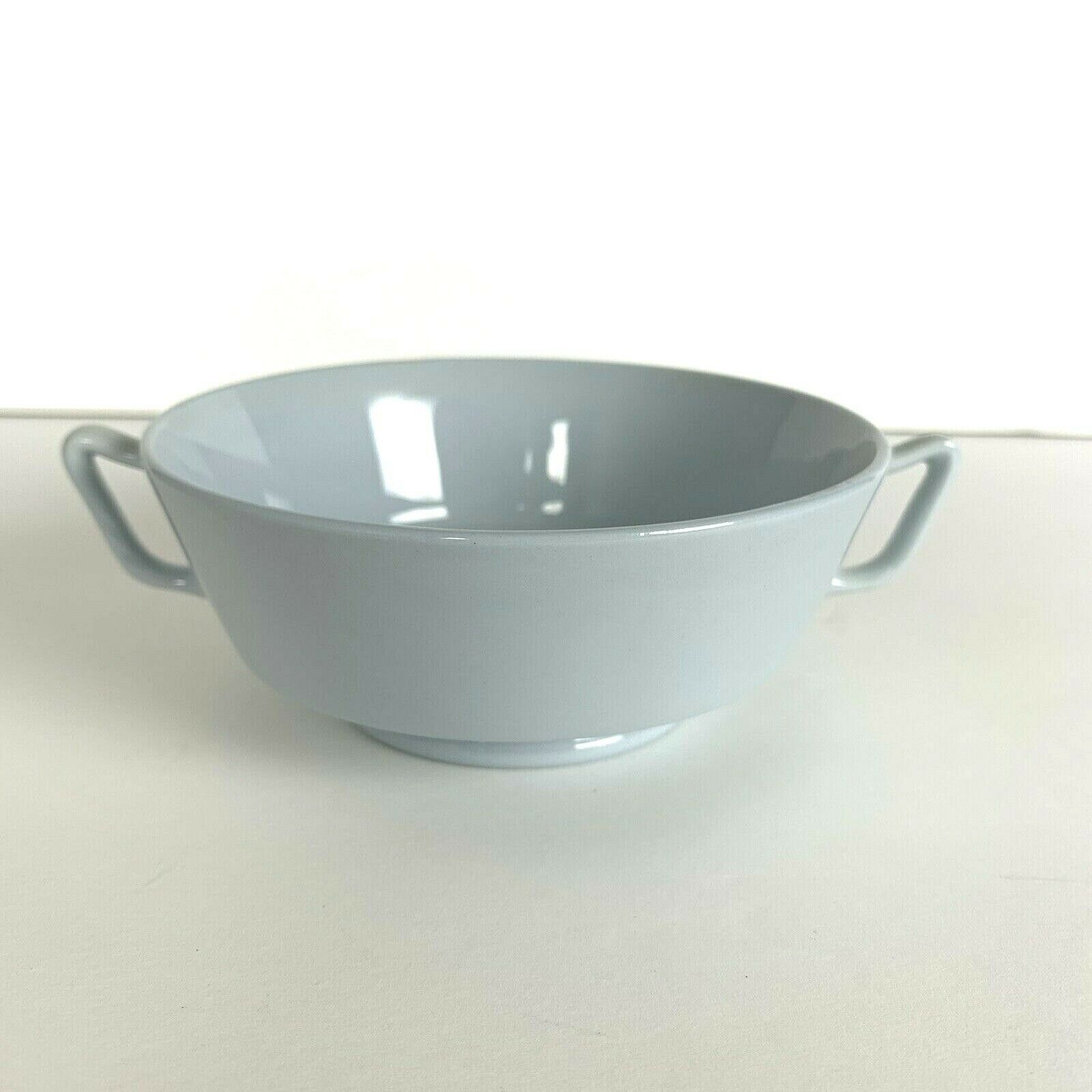 Copeland Spode Fine Stone Graystone Double Handled Bouillon Soup Bowls Gray