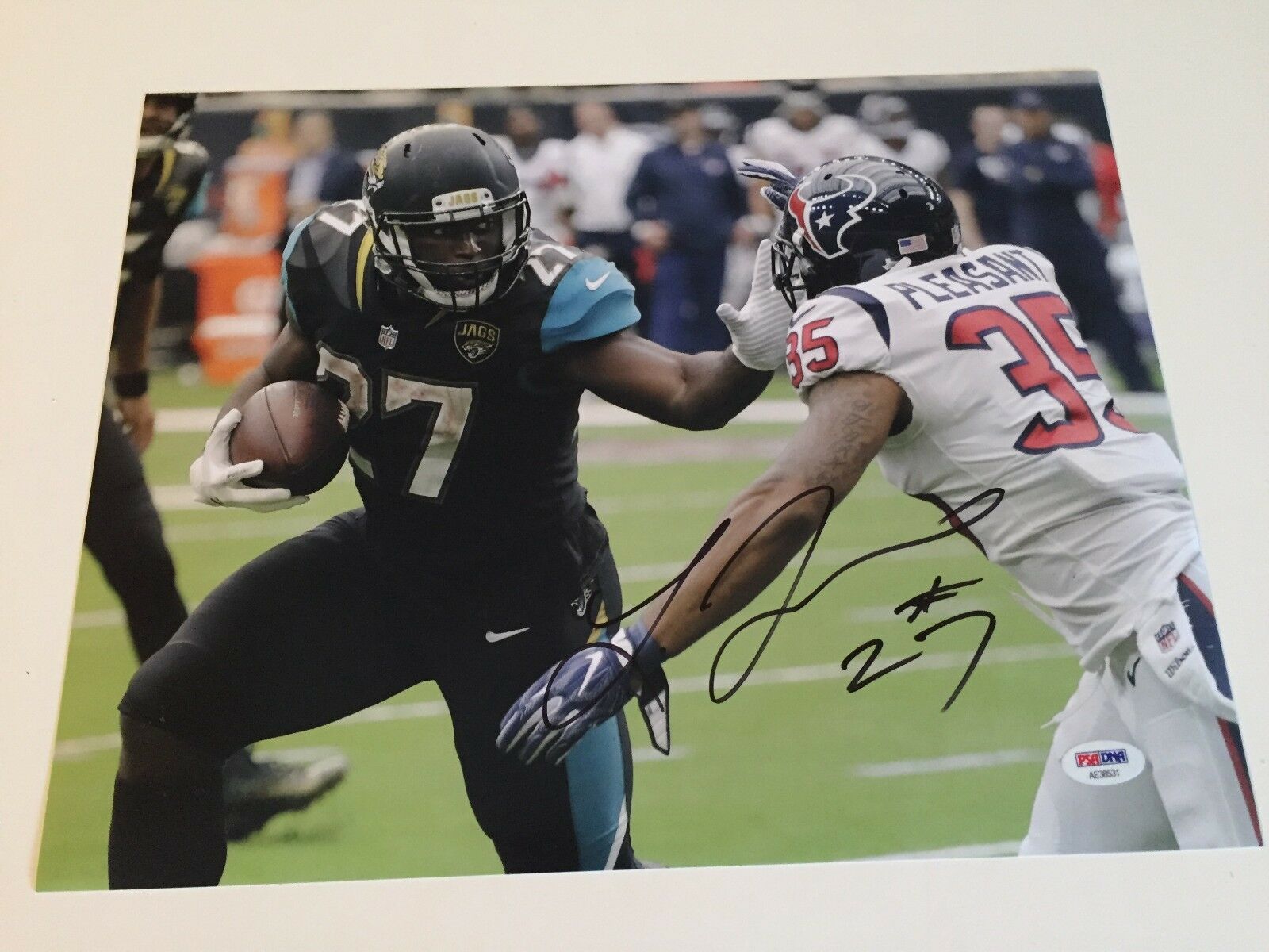 Leonard Fournette Autographed Signed 11 X 14 Photo - Beckett Certified