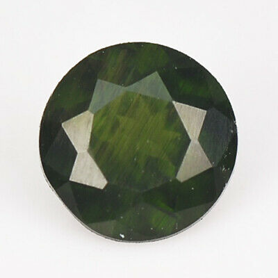 Rare Gems Stone Natural Dark Green Color Enstatite 0.39 Ct Round Cut