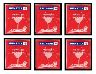6pk Rs Classique Wine Yeast Formerly Red Star Montrachet For Reds Dark Berries
