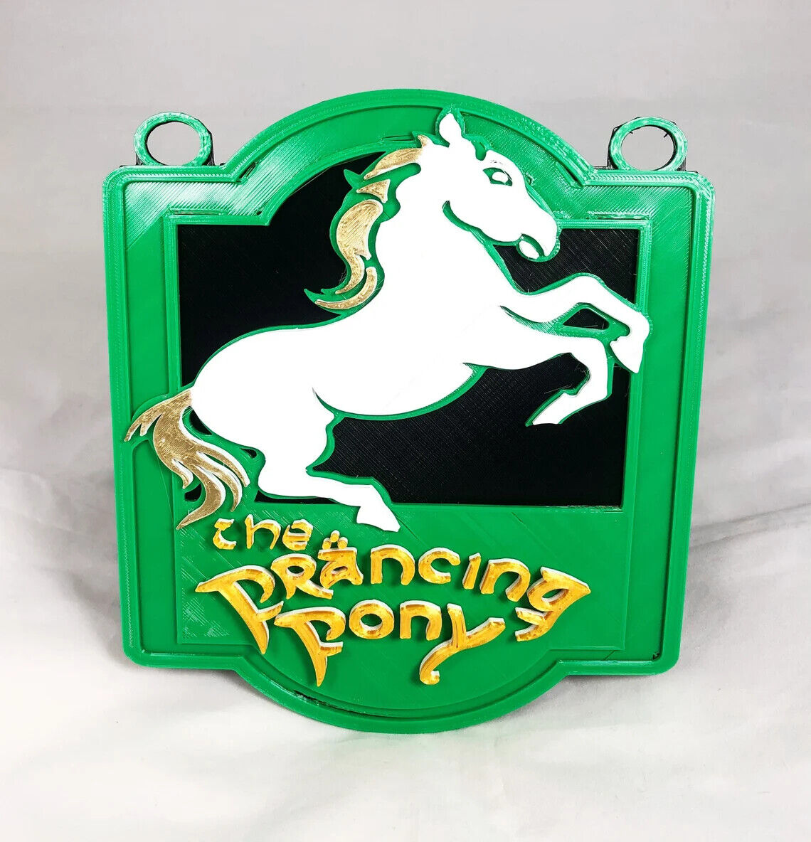 3d Lord Of The Rings Inspired Prancing Pony Pub Tavern Homemade Sign Inn At Bree