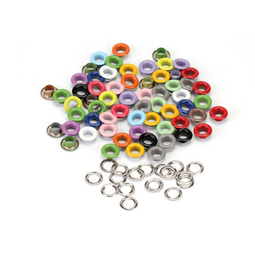 Colored Eyelets With Washers 3-10mm Rivet Grommet Card Scrapbooking Hole Leather