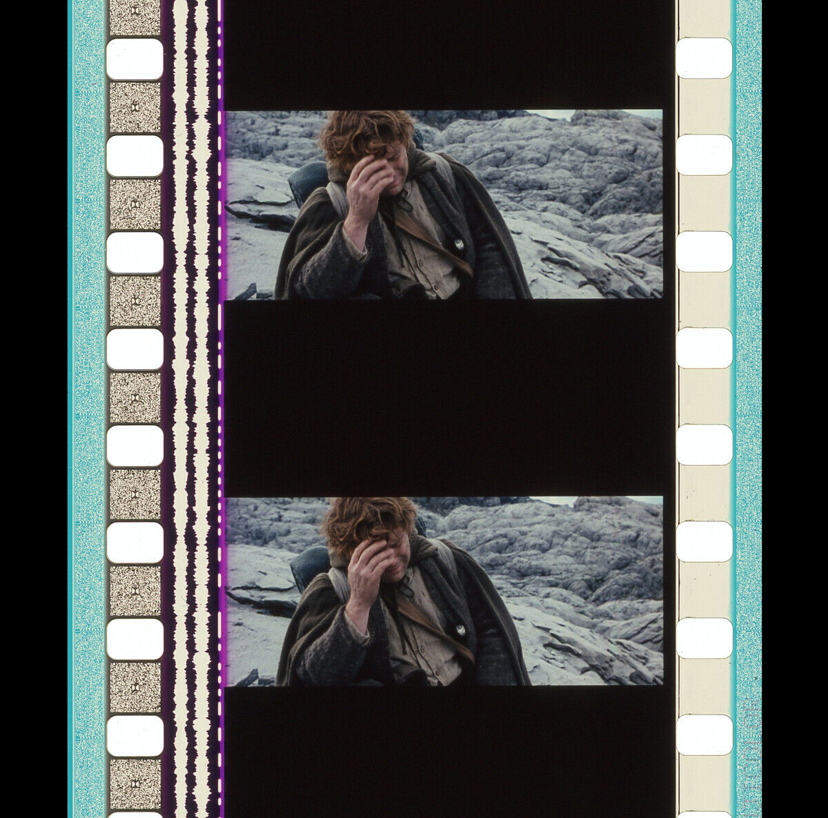 Lotr: Fellowship Of Ring - Sam Mourns Gandalf  - 35mm 5 Cell Film Strip Fl404